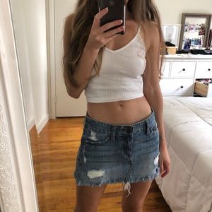 Abercrombie and Fitch denim mini skirt